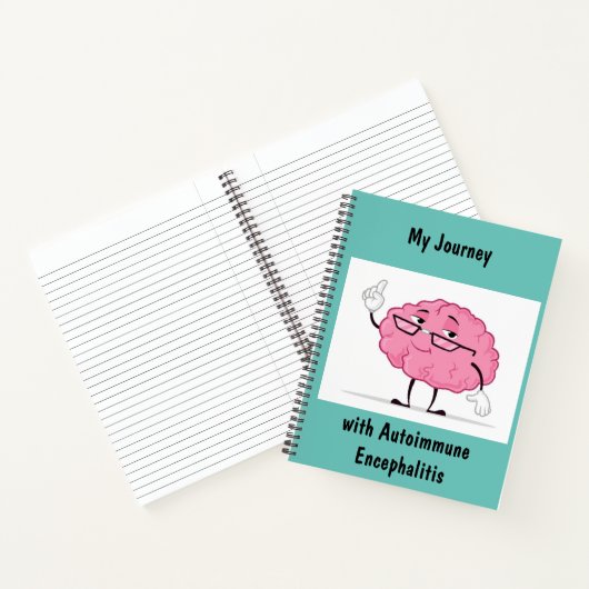 Mijn reis met een notebook met autoimmune Encephal Notitieboek (Binnen)