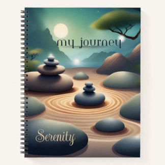 Mijn reis Zen geïnspireerd Journal Spiral Notitieb Notitieboek