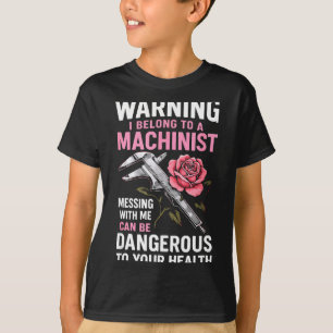 Mijn ridder in technicus vrouw vriendin grappige v t-shirt