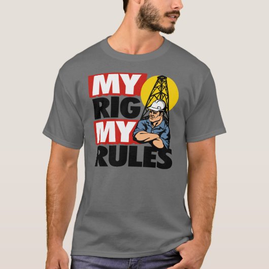 MIJN RIG MIJN REGELS T-SHIRT (Voorkant)
