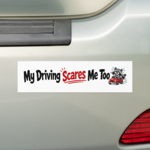 Mijn Rijden Maakt Mij Ook Te Grappig Bumpersticker