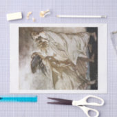 Mijn ring, dame tissuepapier (Craft)