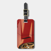 Mijn Rode Corvette Bagagelabel (Voorkant verticaal)