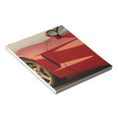 Mijn Rode Corvette Notitieblok (Schuin)