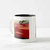 Mijn Rode Corvette Tweekleurige Koffiemok (Voorkant links)