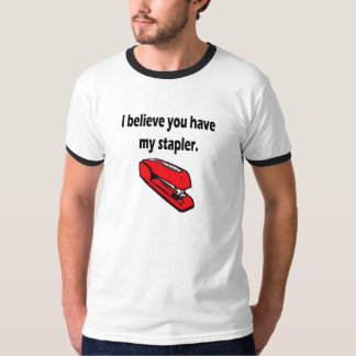 Mijn rode stapler t-shirt