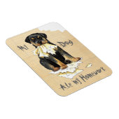 Mijn rottweiler Ate mijn thuiswerk Magneet (Rechterzijde)
