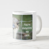 Mijn rust verstoren extra grote beker (Voorkant rechts)