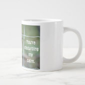 Mijn rust verstoren extra grote beker (Rechts)