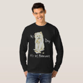 Mijn Samoyed Ate mijn thuiswerk T-shirt (Voorkant volledig)