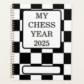Mijn schaakjaar 2025 planner (Voorkant)