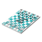 Mijn schaakjaar notitieblok (Gedraaid)