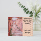 Mijn schaap hoort mijn stem Briefkaart (Staand voorkant)