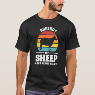 Mijn schaap kan het vee niet echt relateren t-shirt