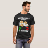 Mijn schaap zegt dat ik moet gaan. t-shirt (Voorkant volledig)