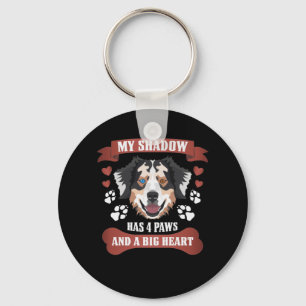 Mijn schaduw heeft vier poten, Australian Shepherd Sleutelhanger