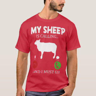 Mijn schapen noemen me dat ik boer herder moet gaa t-shirt