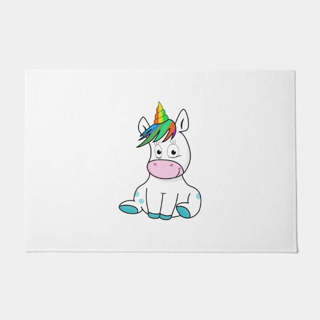 Mijn schattige Unicorn Deurmat (Voorkant)