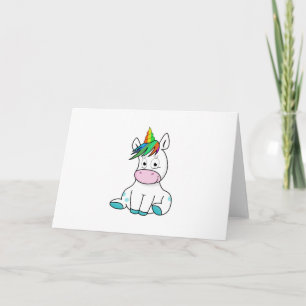 Mijn schattige Unicorn Kaart