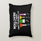 Mijn scheikunde Puns halen zelden reacties Accent Kussen (Voorkant(Verticaal))