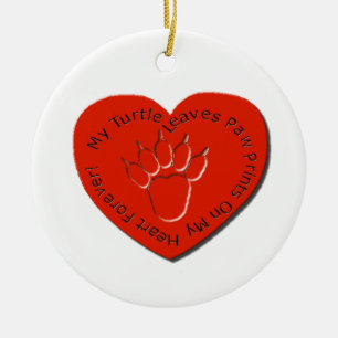 Mijn schilderkleppen schilderen op mijn hart keramisch ornament