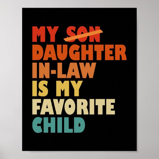 Mijn schoondochter heeft mijn favoriete zoon verva poster (Voorkant)