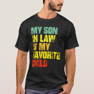 Mijn schoonzoon is mijn favoriete Humor van het ki T-shirt