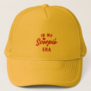 mijn schorpioen tijdperk hoed, Schorpioen verjaard Trucker Pet