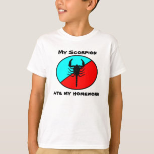Mijn Scorpion at mijn huiswerk T-shirt