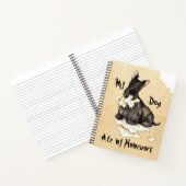 Mijn Scottie Ate Mijn thuiswerk Notitieboek (Binnen)