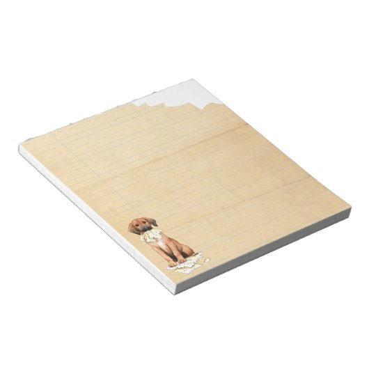 Mijn sequbone Ate Mijn thuiswerk Notitieblok (Schuin)