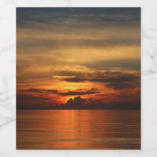 Mijn sereniteit wijn etiket (Enkel label)