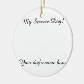 MIJN SERVICE DOG ORNAMENT () (Links)