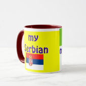 mijn Servisch Mok (Voorkant links)