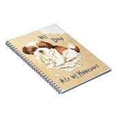 Mijn Shih Tzu Ate mijn thuiswerk Notitieboek (Rechterzijde)