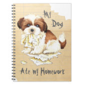 Mijn Shih Tzu Ate mijn thuiswerk Notitieboek (Voorkant)