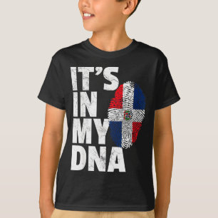 Mijn shirt DNA Dominicaanse Republiek Vlag Kerstmi