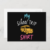 Mijn Shirt voor schoolreizen Briefkaart (Voorkant / Achterkant)