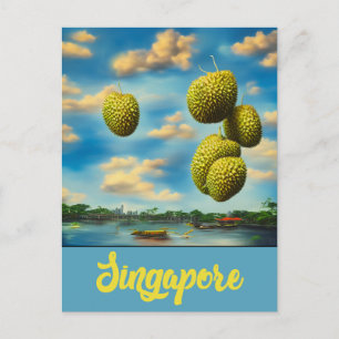 Mijn Singapore - Art Briefkaart