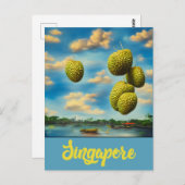 Mijn Singapore - Art Briefkaart (Voorkant / Achterkant)