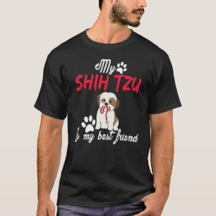 Mijn sjiitische tzu is mijn beste vriend Funny Lov T-shirt
