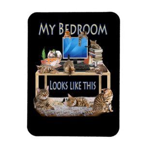 Mijn slaapkamer ziet er zo uit magneet