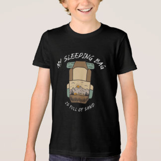 Mijn Slaapzak Zit Vol Zand Woestijnkamperen Tri-Blend Shirt