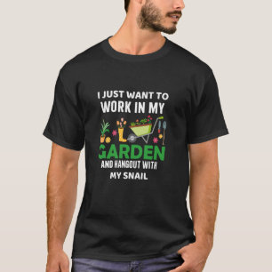 Mijn Slakken Tuinier Huisdier Liefhebber Tuinieren T-shirt