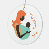 Mijn snoepje keramisch ornament (Links)