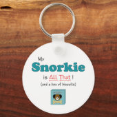 Mijn Snorkie is alles. Sleutelhanger (Voorkant)