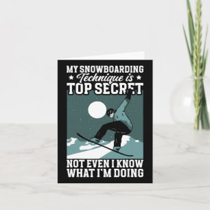 Mijn snowboard techniek kaart