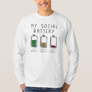 Mijn sociale batterij t-shirt