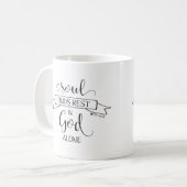 Mijn soep vindt rust - PS 62:1 Koffiemok (Voorkant links)