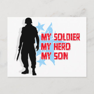 Mijn Soldaat, Mijn Hero, mijn zoon Briefkaart